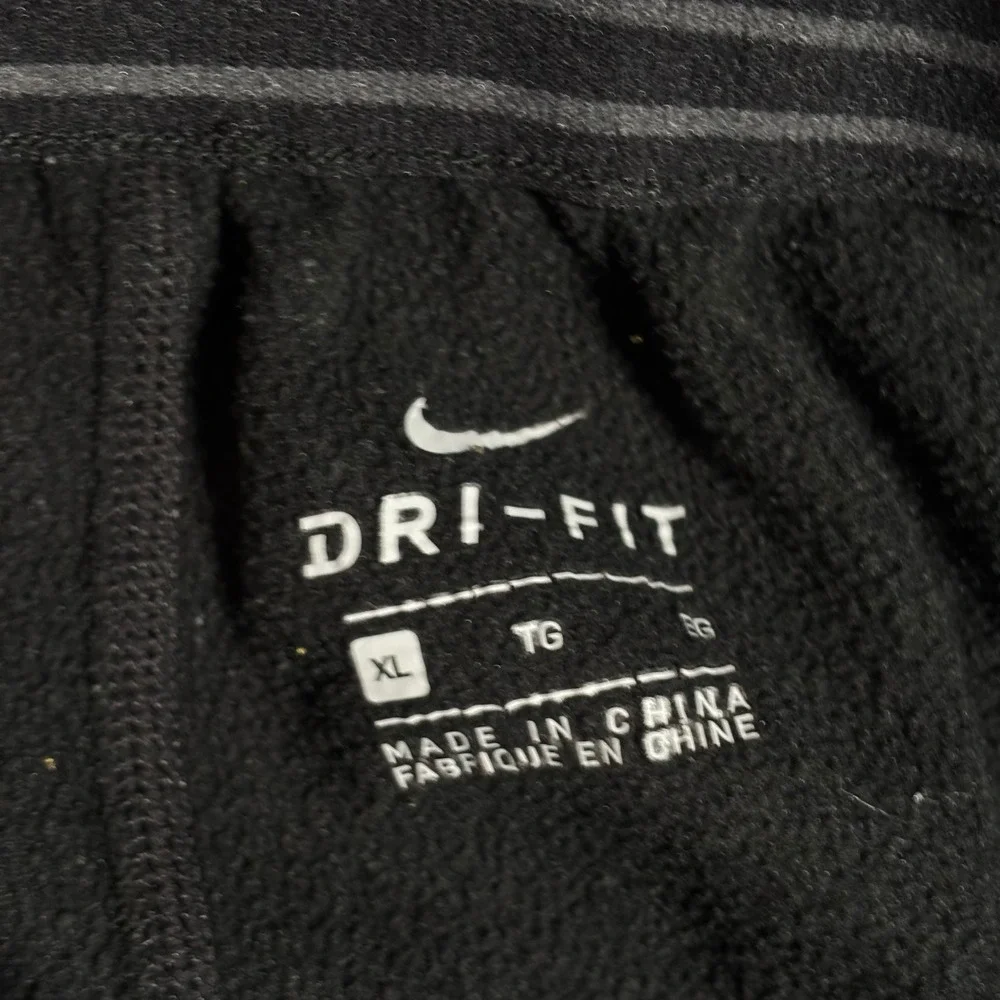 Nike‎ Dri Fit Black Fleece Therma Track Training Sweatpants Wide Leg Girls XL - Picture 9 of 15